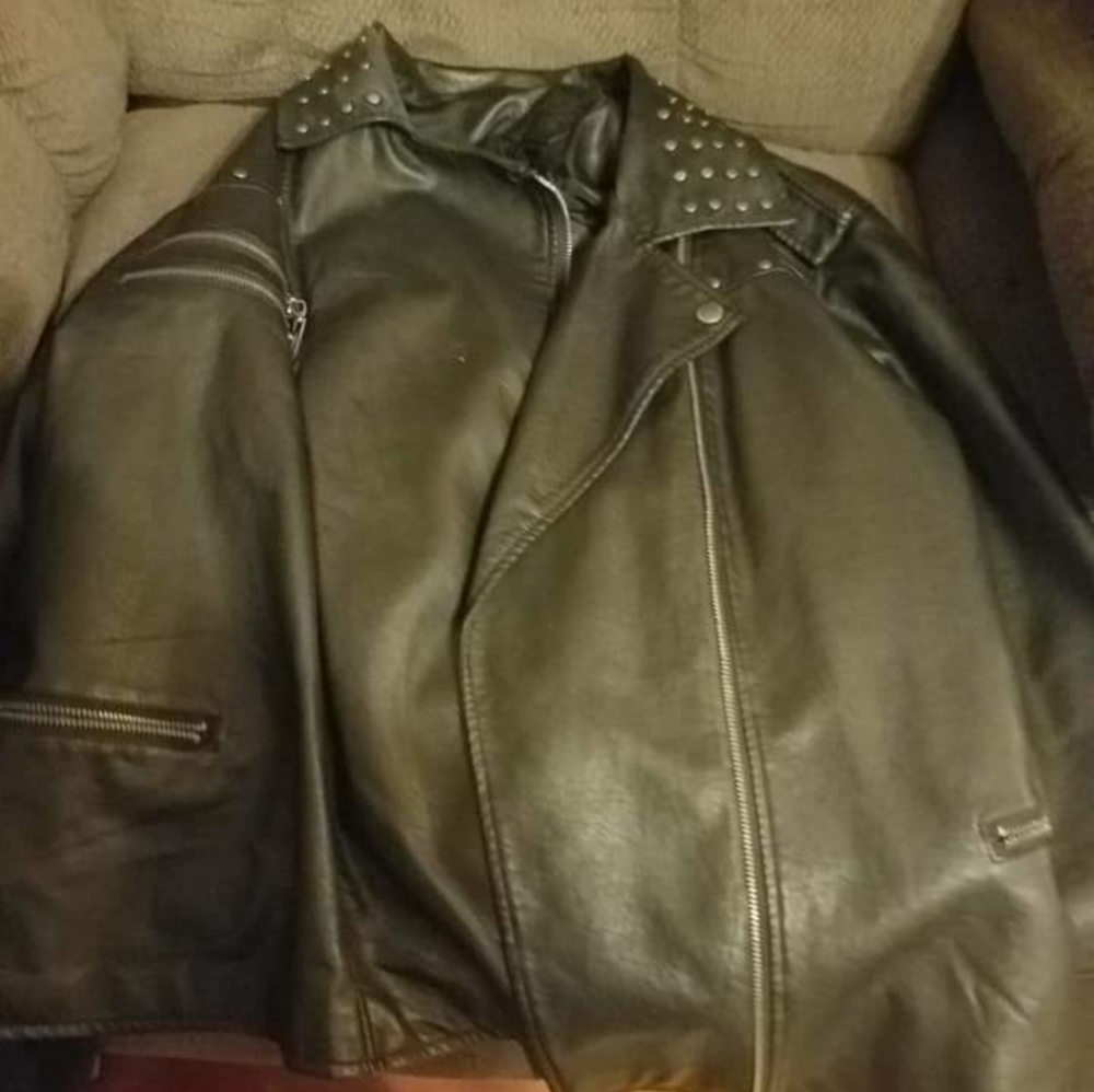 New leather jacket